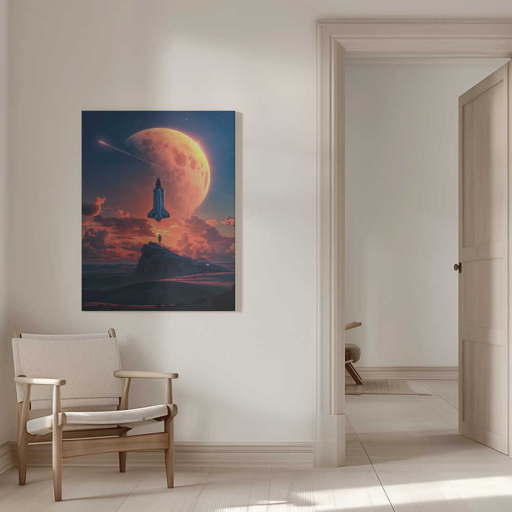 Space Odyssey Canvas Print Wall Art 1X2893206 - ART FEVER - Art Fever