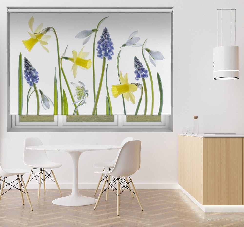 Spring Flowers Printed Picture Photo Roller Blind - 1X1112937 - Art Fever - Art Fever