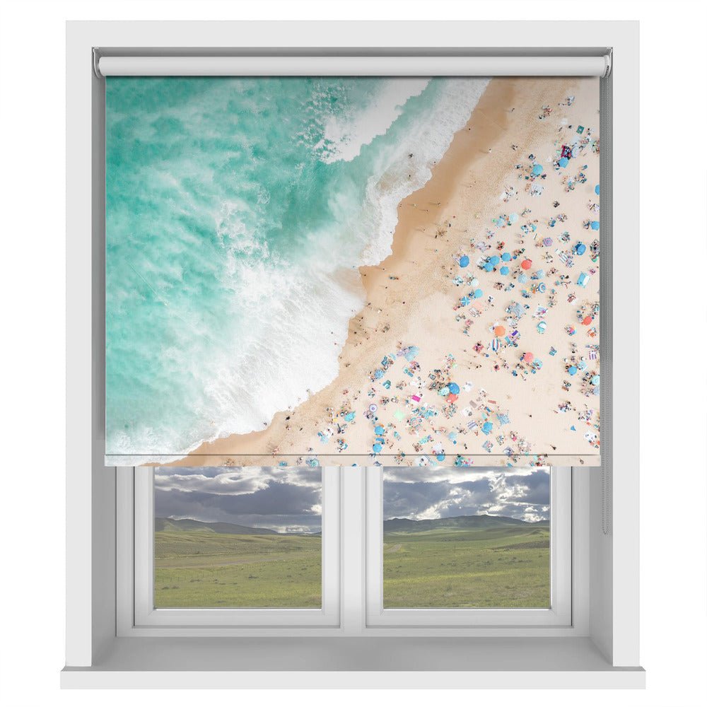 Summer Days on the Beach Printed Picture Photo Roller Blind - 1X2402596 - Art Fever - Art Fever