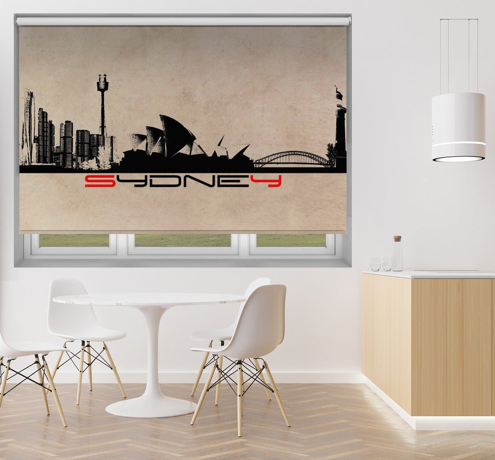 Sydney Australia Skyline City Art (4) Printed Picture Photo Roller Blind - 1X2807149 - Art Fever - Art Fever