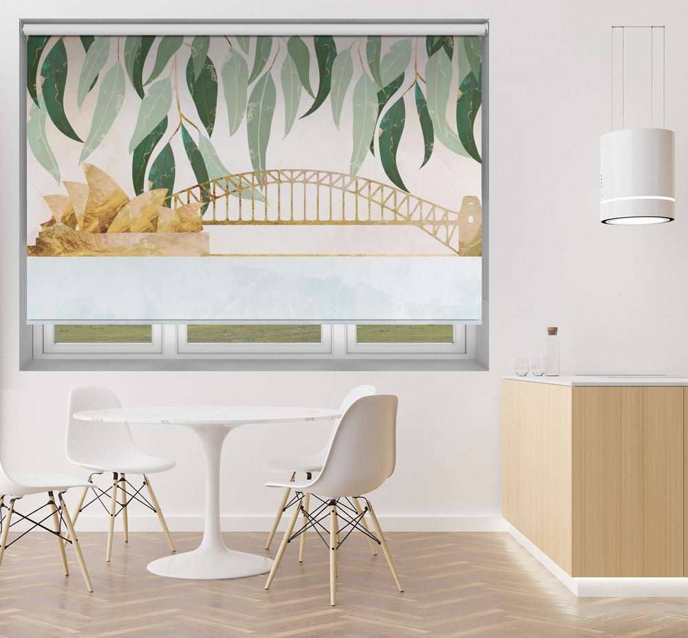 Sydney Opera Harbour Bridge Eucalyptus Printed Picture Photo Roller Blind - 1X2499260 - Art Fever - Art Fever
