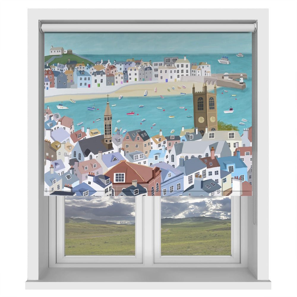 The Beautiful St Ives, Cornwall by Carla Daly Printed Picture Photo Roller Blind - 1X2898517 - Art Fever - Art Fever