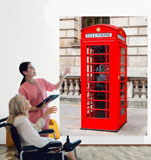 The London Phone Box - Switch Fix Interchangeable Backdrop SF13 - Art Fever - Art Fever