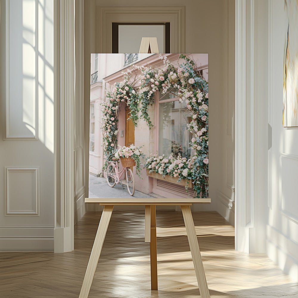 The Pink Bike Printed Picture Photo Roller Blind - 1X3438678 - Art Fever - Art Fever