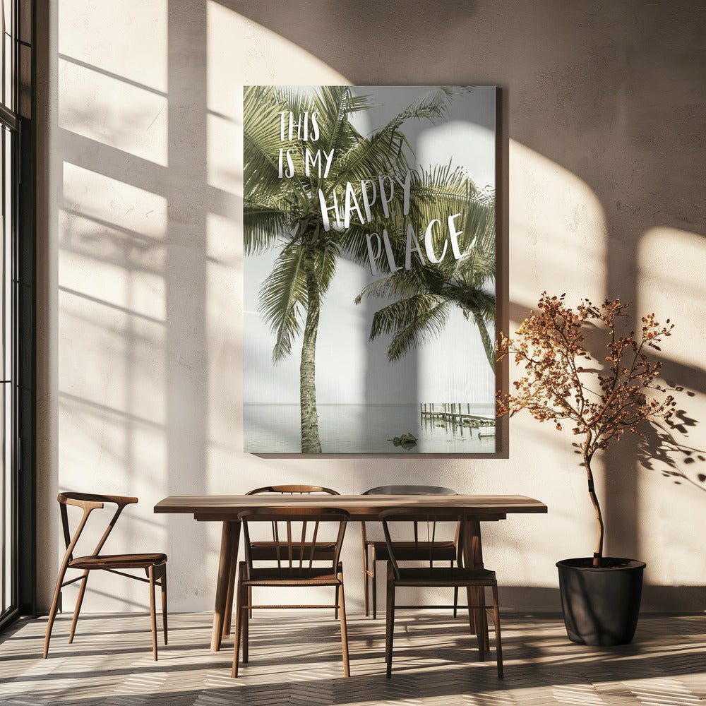 This is my happy place Ocean View Canvas Print Picture Wall Art - 1X2727451 - Art Fever - Art Fever