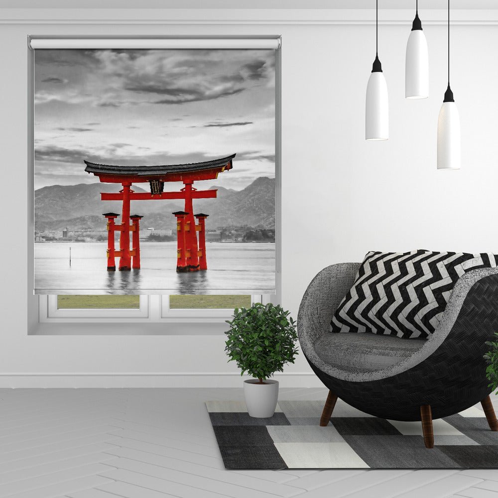 Torii of Itsukushima Shrine on Miyajima Printed Picture Photo Roller Blind - 1X2868584 - Art Fever - Art Fever