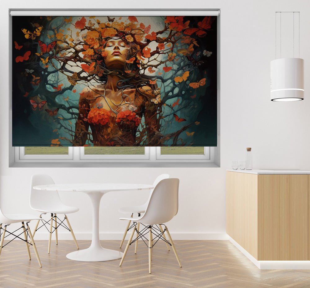Tree Lady Two Printed Picture Photo Roller Blind - 1X2721271 - Art Fever - Art Fever