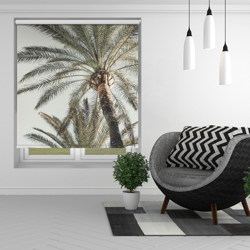 Tropical Palm Paradise Printed Picture Photo Roller Blind - 1X2192466 - Art Fever - Art Fever