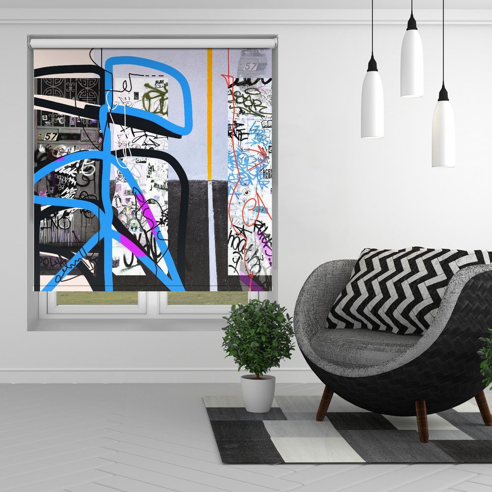 Two Lovers, No.57 Abstract Art Printed Picture Photo Roller Blind - 1X2894022 - Art Fever - Art Fever