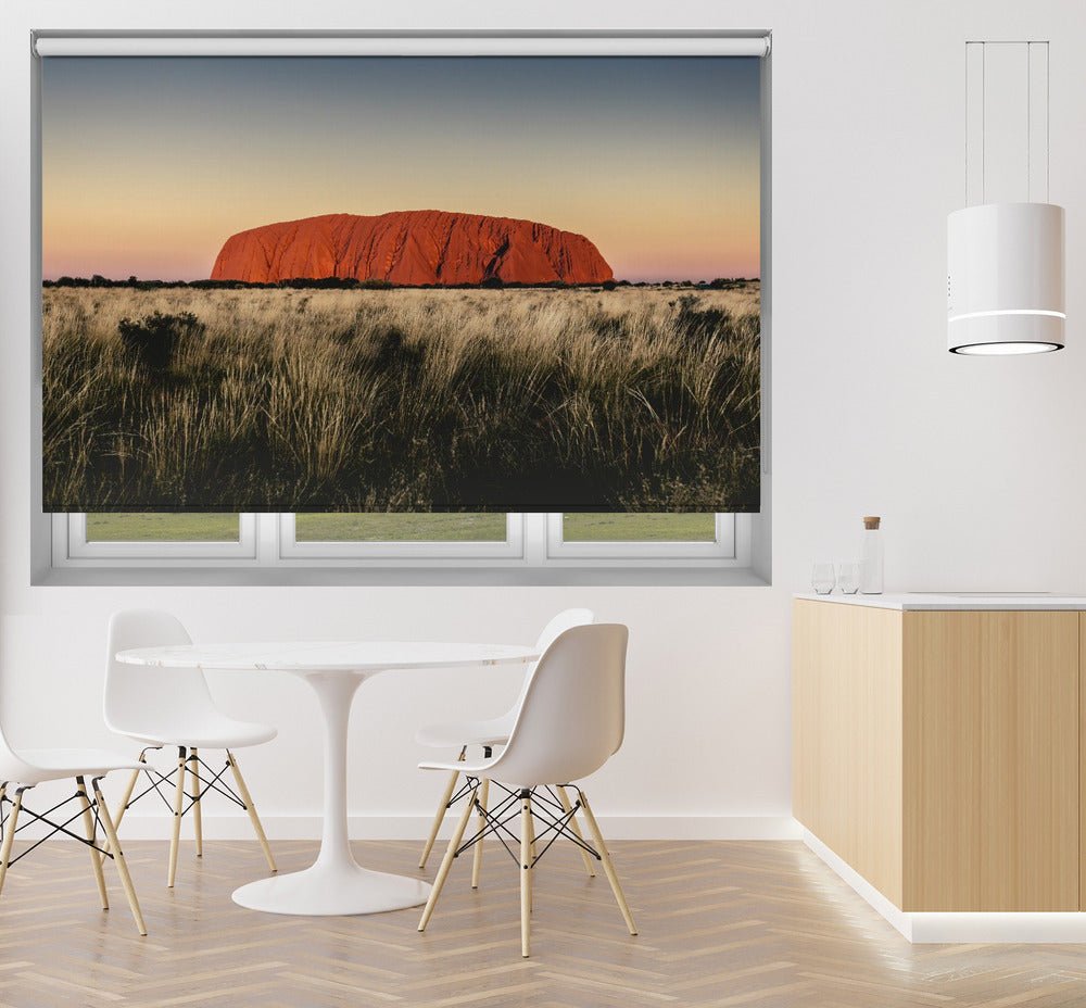Uluṟu at Sunset Printed Picture Photo Roller Blind - 1X2903510 - Art Fever - Art Fever