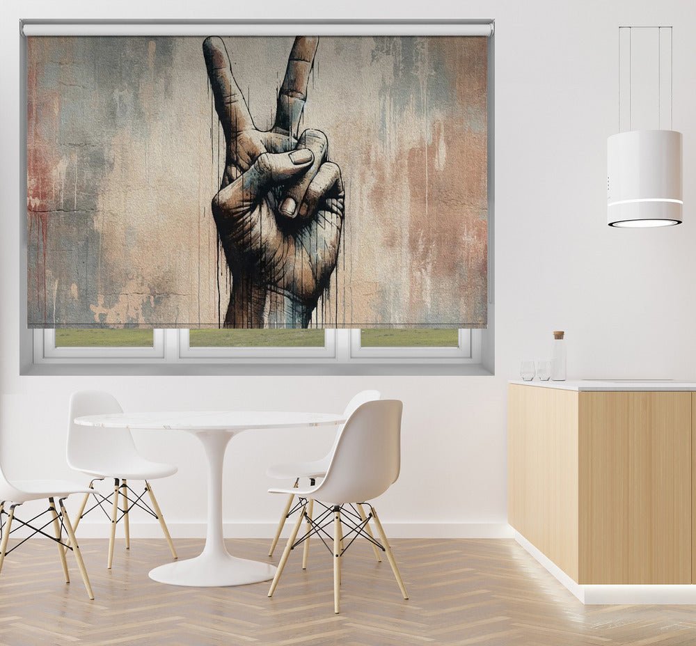 Victory Graffiti Art Printed Picture Photo Roller Blind - 1X2720574 - Art Fever - Art Fever