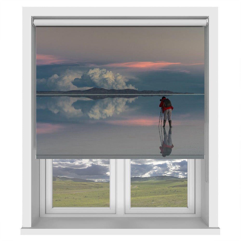 Walking on Water, Bolivia's Saler de Uyuni Printed Picture Photo Roller Blind - 1X1380710 - Art Fever - Art Fever
