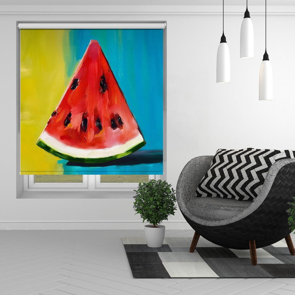 Watermelon Slice Printed Picture Photo Roller Blind - 1X2794246 - Art Fever - Art Fever