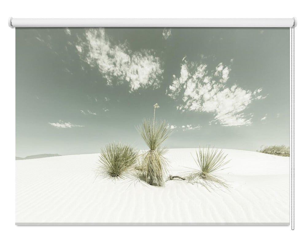 WHITE SANDS Vintage Printed Picture Photo Roller Blind - 1X2727852 - Art Fever - Art Fever