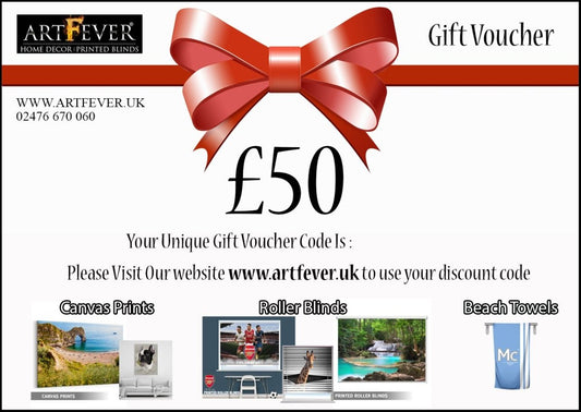 £50 Gift Voucher - Art Fever - Art Fever