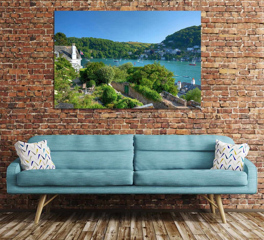 Dartmouth Harbour Devon Canvas Print Wall Art Picture - SPC153