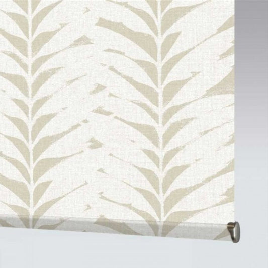 Acacia Papyrus Leaf Design Floral Blackout Fabric Roller - RB1649 - Art Fever - Art Fever
