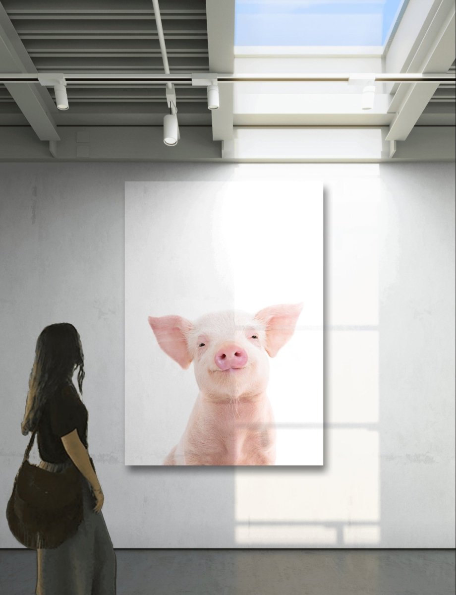 Pet Pig, Custom Pet Paintings, Pet Portrait, Colorful Art, Acrylic On discount canvas, Wall Decor, Home Decor