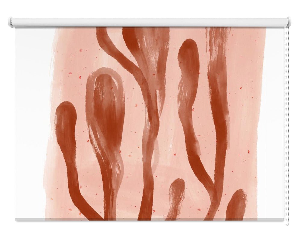 Brown Corals Printed Picture Photo Roller Blind - 1X2674145 - Pictufy - Art Fever