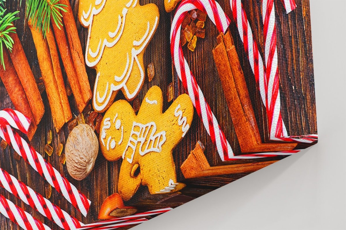 Christmas Candy Sweets Printed Canvas Print Picture - SPC196 - Art Fever - Art Fever