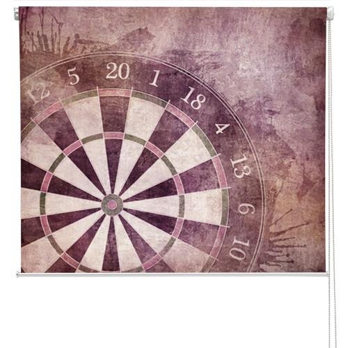Dart board vintage style Printed Picture Photo Roller Blind - RB167 - Art Fever - Art Fever