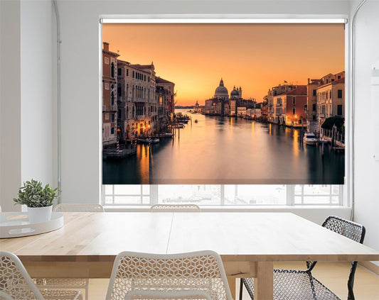 Dawn On Venice Printed Picture Photo Roller Blind - 1X1216790 - Art Fever - Art Fever