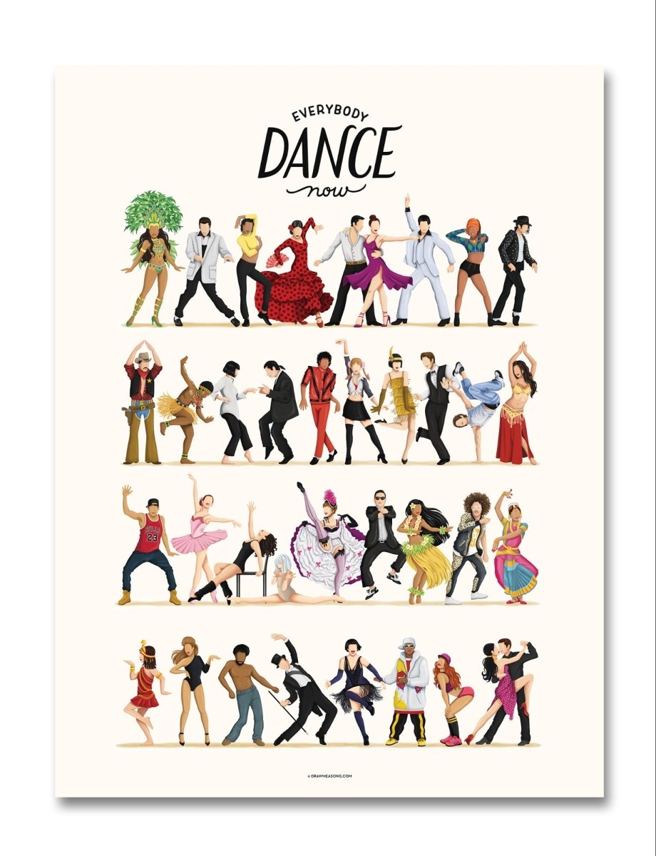 Everybody Dance Now 🕺 Canvas Print Picture Wall Art - 1X2624972 - Art Fever - Art Fever