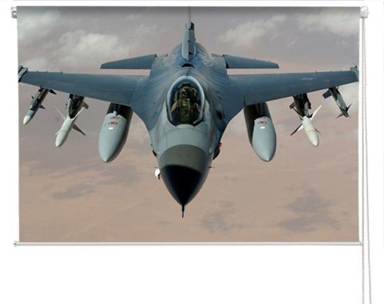 Fighter Jet Aviation Photo Printed Picture Photo Roller Blind - RB346 - Art Fever - Art Fever