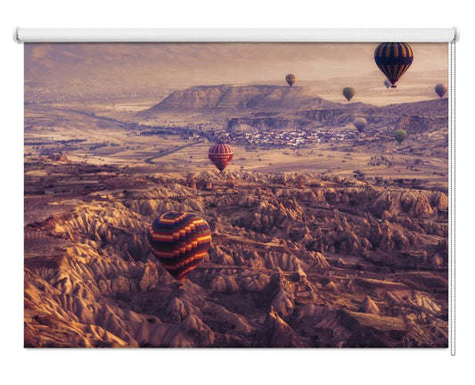 flight path Hot Air Balloon Cappadoccia Printed Picture Photo Roller Blind - 1X2313316 - Pictufy - Art Fever