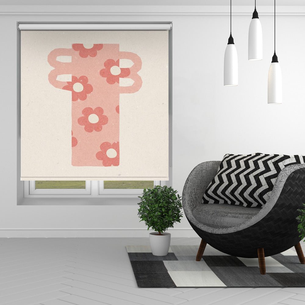 Floral Pattern Vase 1 Printed Picture Photo Roller Blind - 1X2672845 - Pictufy - Art Fever