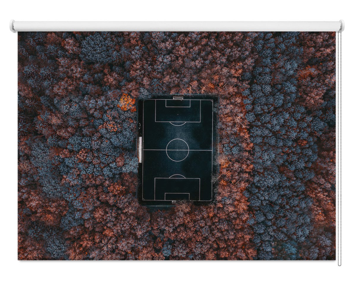 Football in the Forest Printed Picture Photo Roller Blind - 1X1755916 - Art Fever - Art Fever