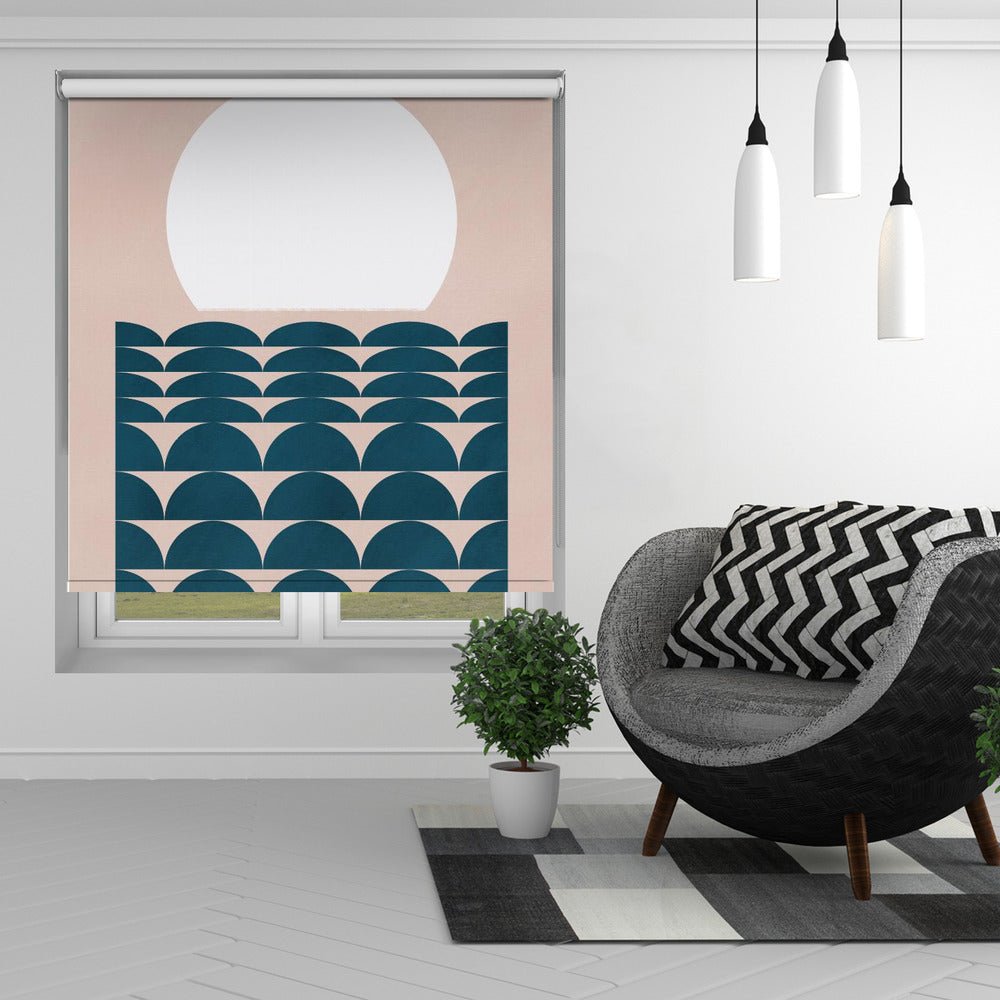 Geometrical Seascape Printed Picture Photo Roller Blind - 1X2629888 - Pictufy - Art Fever