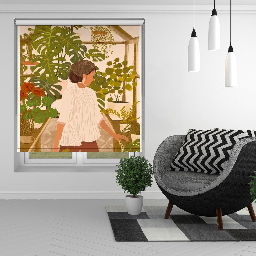 Greenhouse Printed Picture Photo Roller Blind - 1X2673840 - Pictufy - Art Fever