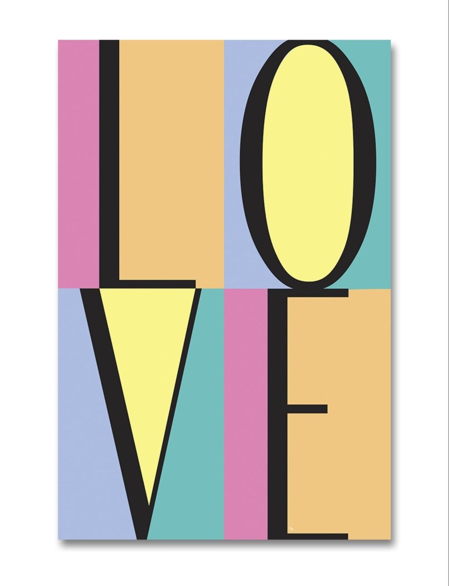 Love Blocks Quote Canvas Print Picture Wall Art - 1X2617145 - Art Fever - Art Fever