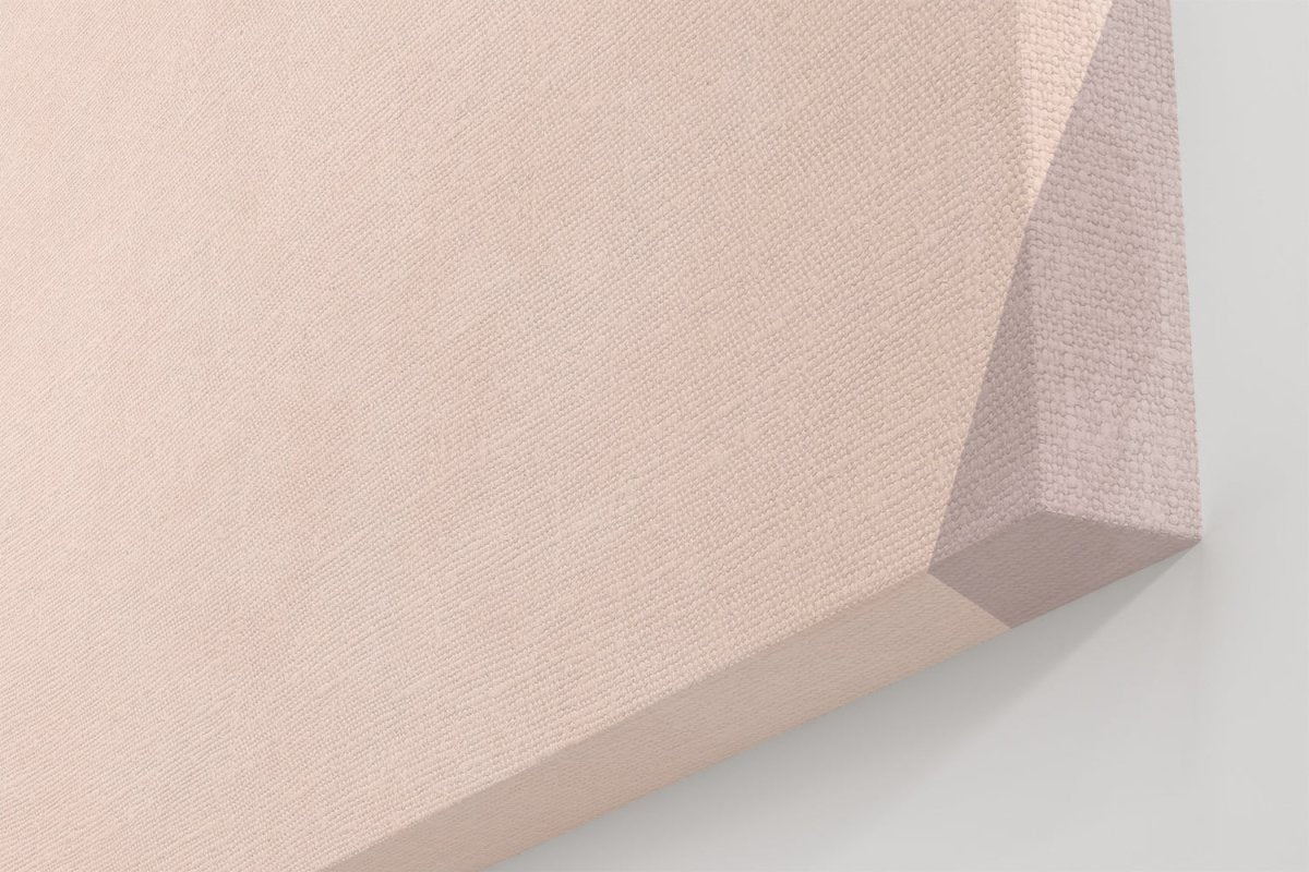 Orange & Beige Abstract Geometric Shapes Set of 3 Canvas Print Wall Art Pictures - 1X2516340 - Art Fever - Art Fever