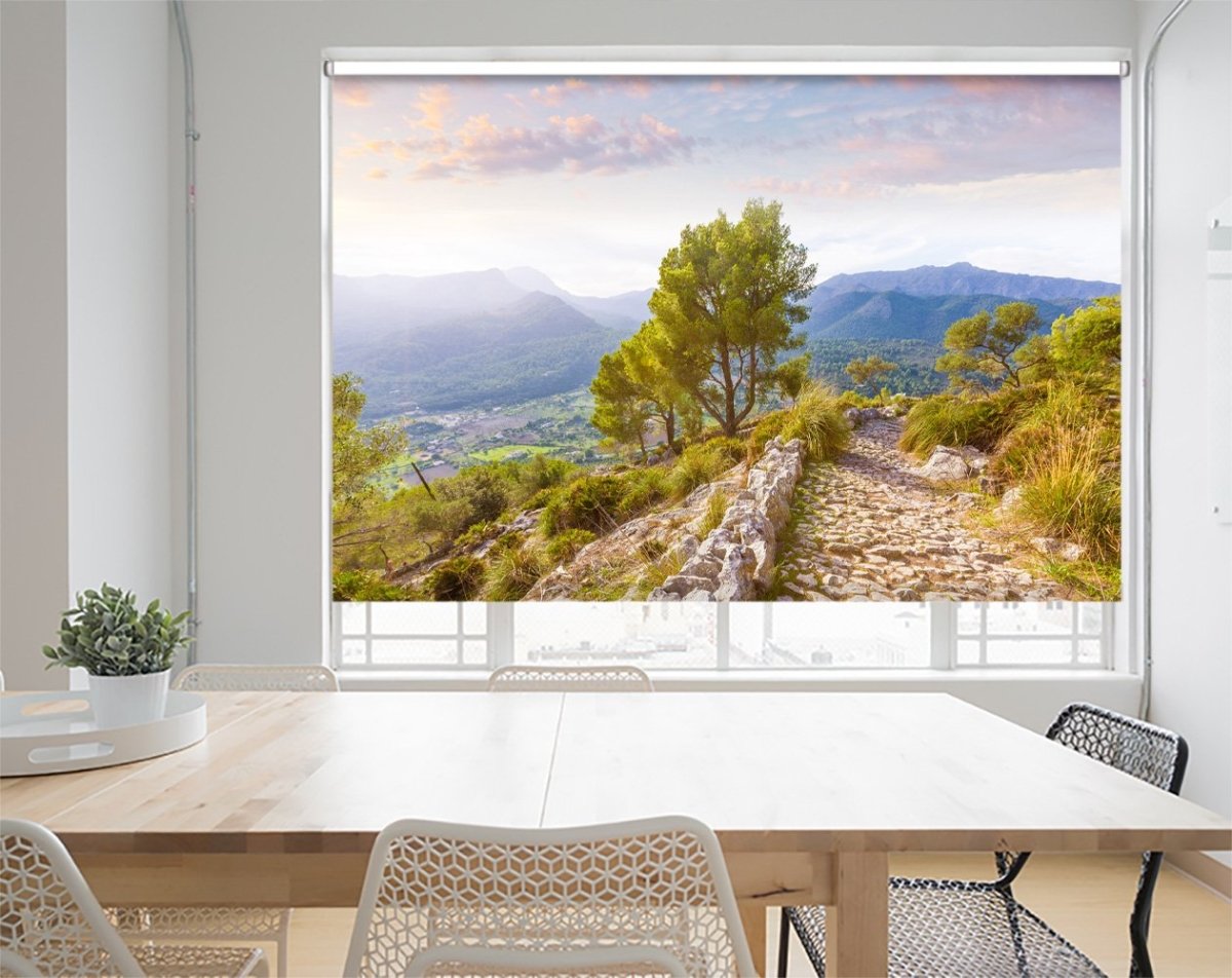 Pollensa In Mallorca landscape Printed Picture Photo Roller Blind - RB1136 - Art Fever - Art Fever