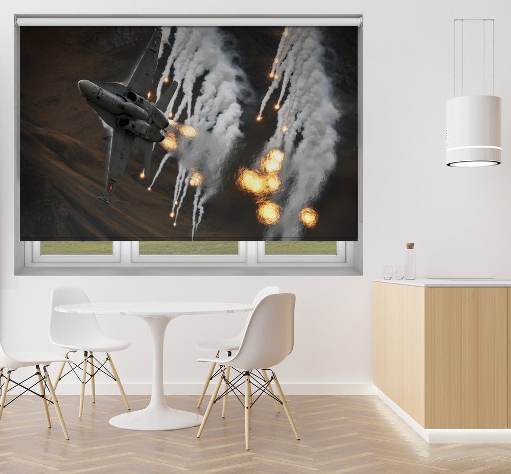 Starry night Military Air Show Printed Picture Photo Roller Blind - 1X2645341 - Pictufy - Art Fever