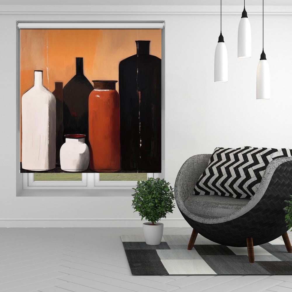 Still Life With Big Bottles Printed Picture Photo Roller Blind - 1X2485020 - Pictufy - Art Fever