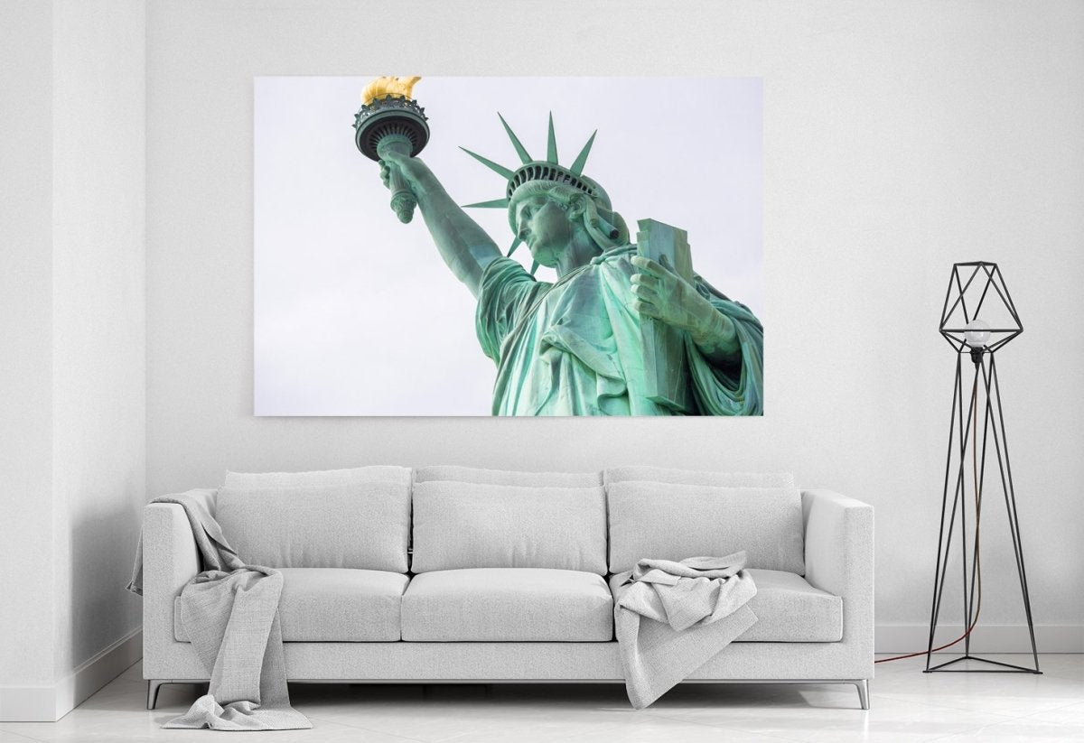 The Statue Of Liberty In New York City USA Printed Canvas Print Picture - SPC229 - Art Fever - Art Fever