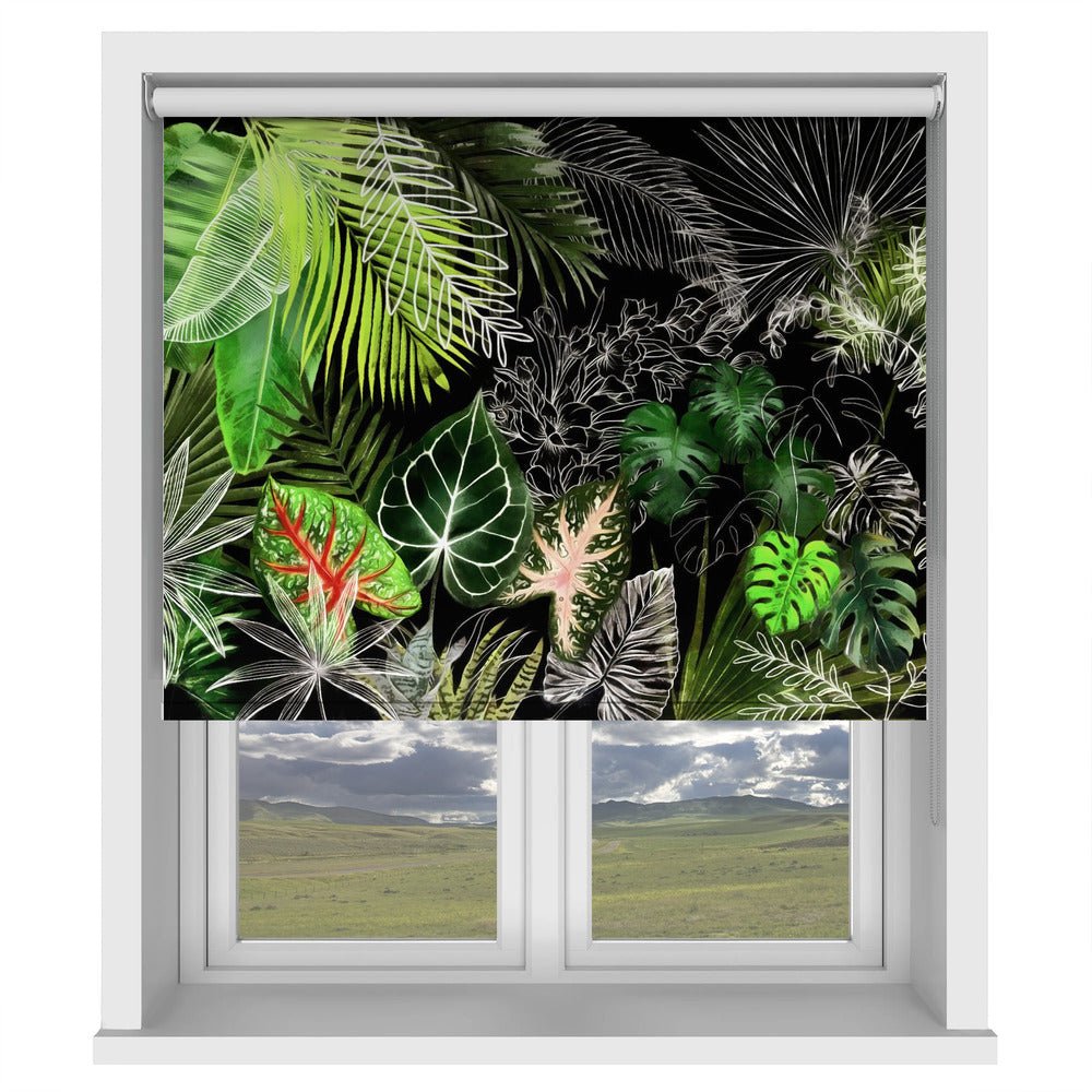 Tropical Jungle Foliage 04 Printed Picture Photo Roller Blind - 1X2584141 - Pictufy - Art Fever