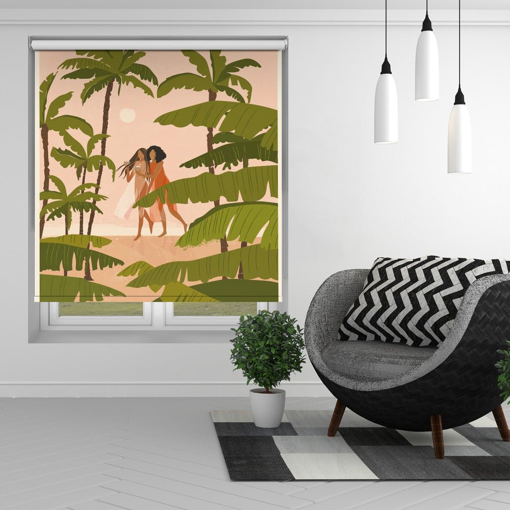 Tropical Paradise Printed Picture Photo Roller Blind - 1X2673833 - Pictufy - Art Fever