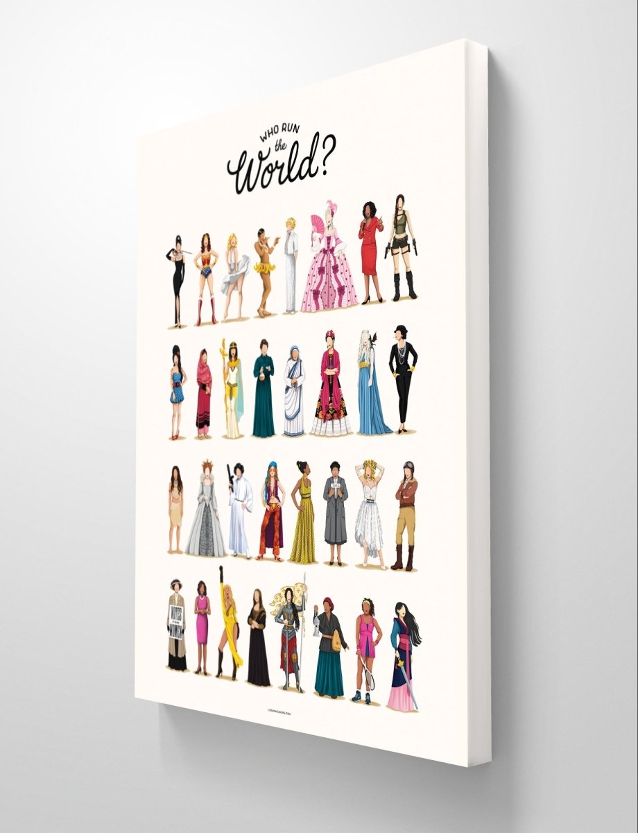 Who Run the World Canvas Print Picture Wall Art - 1X2624968 - Art Fever - Art Fever