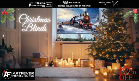 Christmas Roller Blinds: The Best Way to Make Your Home Sparkle - Art Fever