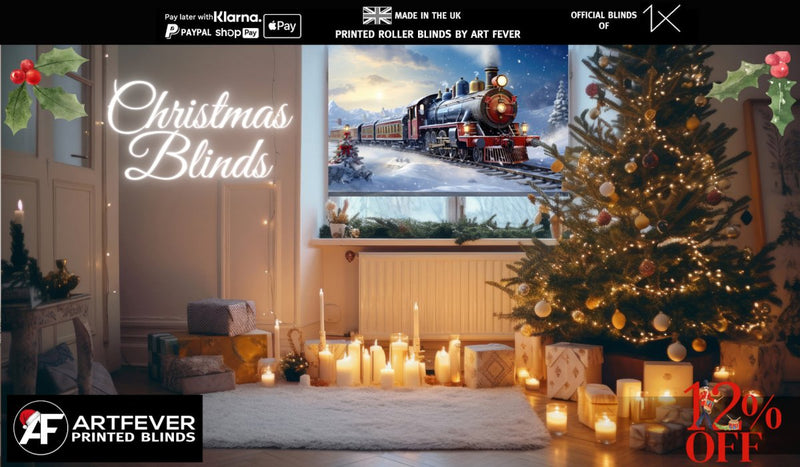 Christmas Roller Blinds: The Best Way to Make Your Home Sparkle - Art Fever