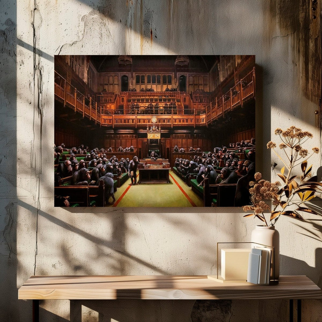 🐒 Image of the Week: Banksy's Devolved Parliament - Art Fever