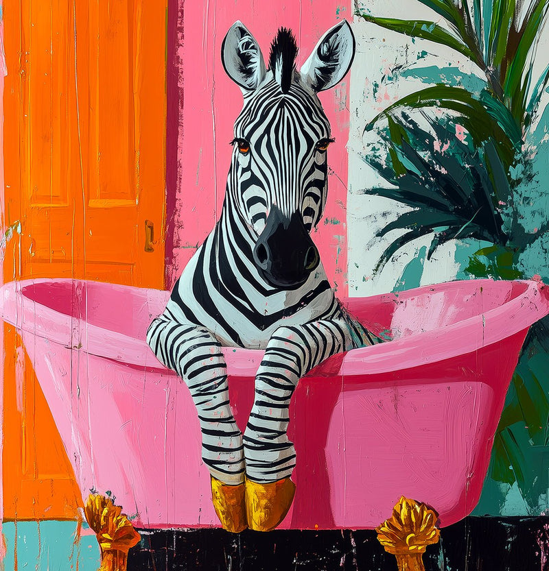 Image of the Week: Why We Love the "Zebra in the Bathtub" - Art Fever