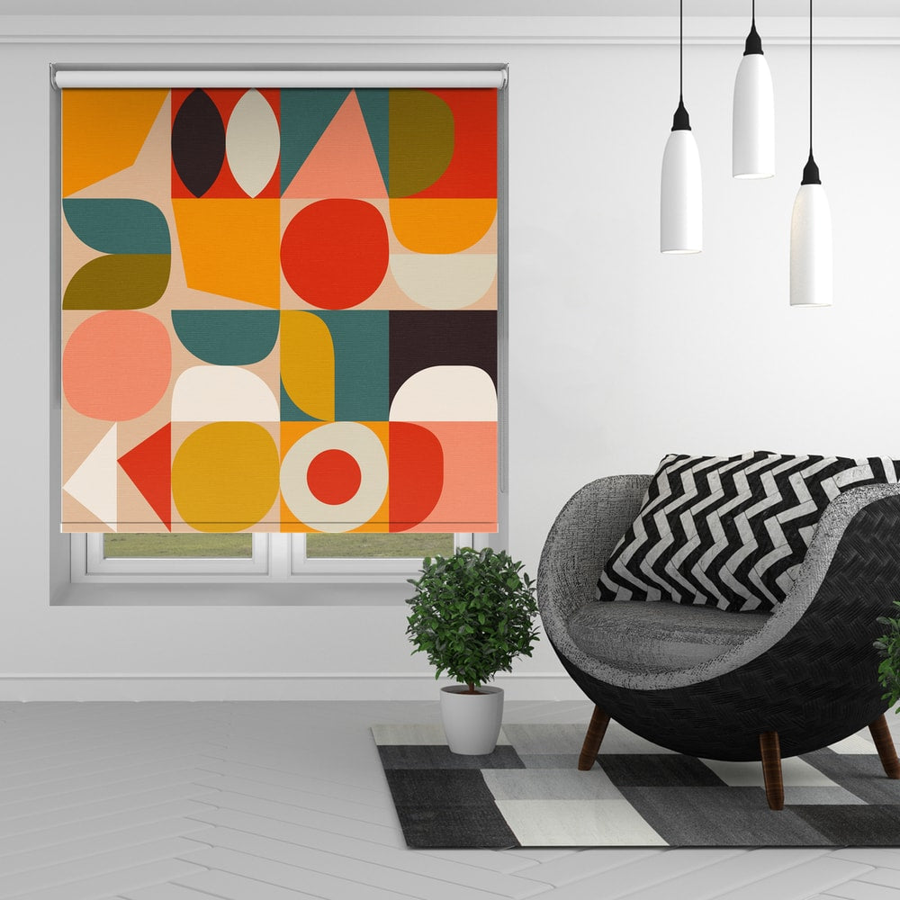Bauhaus Modern Bold Printed Roller Blind - 1X2552983
