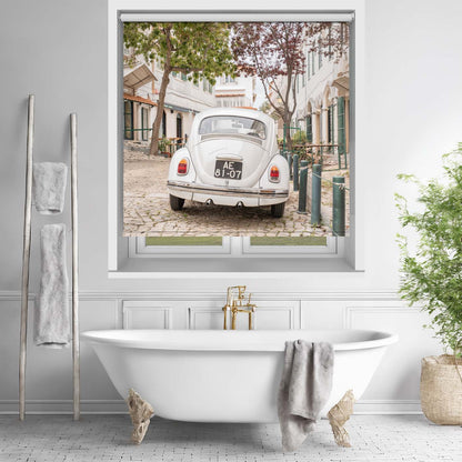 White Beetle, Cobblestone Nostalgia Printed Roller Blind - 1X2711032
