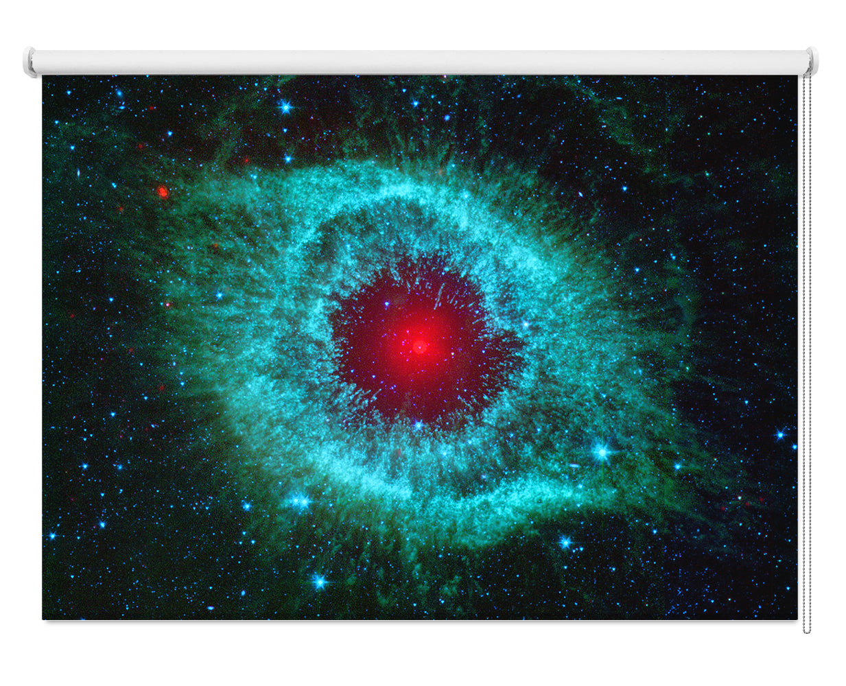 Red Eye of a Nebula By NASA Hubble Telescope Printed Picture Photo Roller Blind - RB1394