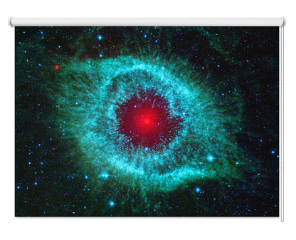 Red Eye of a Nebula By NASA Hubble Telescope Printed Picture Photo Roller Blind - RB1394